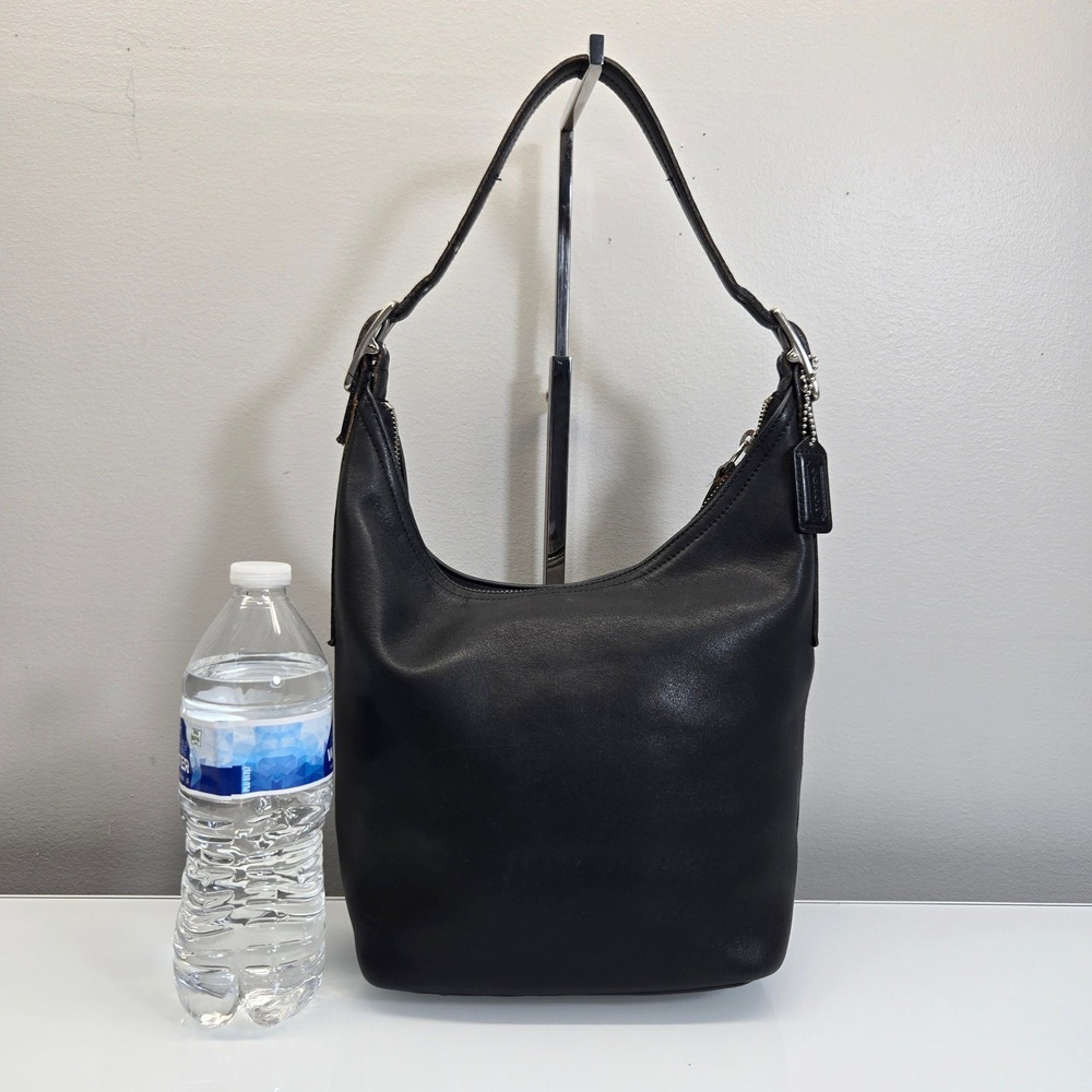 Vintage Coach Legacy West Hobo Bag Small Black Leather 9823 Shoulder Purse Y2K